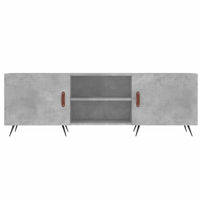Comodă TV, gri beton, 150x30x50 cm, lemn compozit - WALTI WALTI