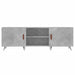 Comodă TV, gri beton, 150x30x50 cm, lemn compozit - WALTI WALTI