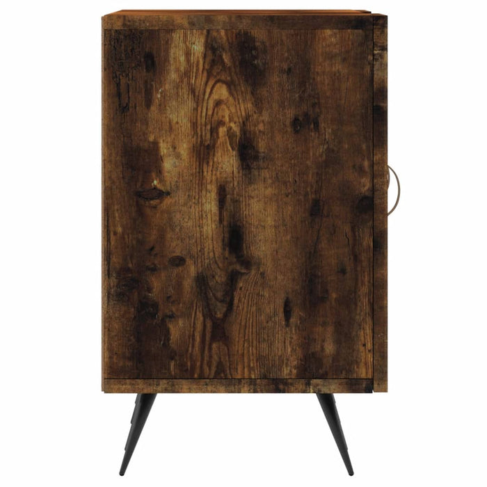 Comodă TV, stejar fumuriu, 150x30x50 cm, lemn compozit WALTI