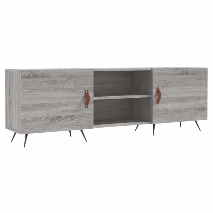 Comodă TV, gri sonoma, 150x30x50 cm, lemn compozit - WALTI WALTI