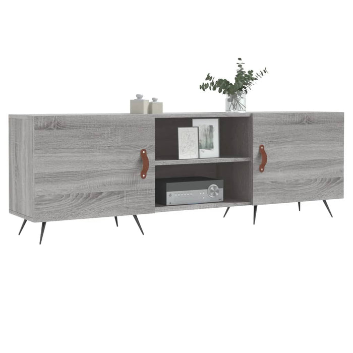 Comodă TV, gri sonoma, 150x30x50 cm, lemn compozit - WALTI WALTI