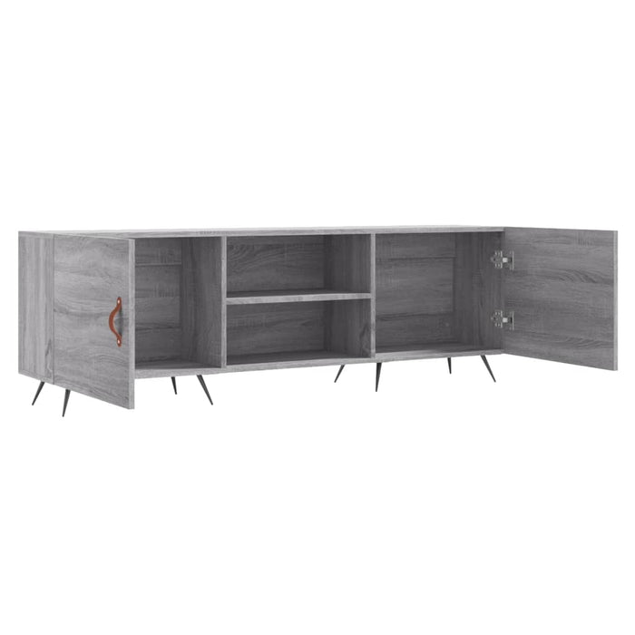 Comodă TV, gri sonoma, 150x30x50 cm, lemn compozit - WALTI WALTI