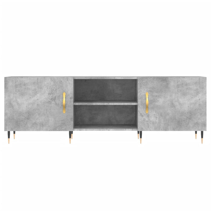 Comodă TV, gri beton, 150x30x50 cm, lemn compozit - WALTI WALTI