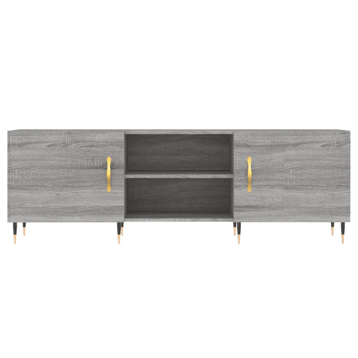 Comodă TV, gri sonoma, 150x30x50 cm, lemn compozit - WALTI WALTI