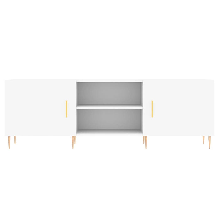 Comodă TV, alb, 150x30x50 cm, lemn compozit - WALTI WALTI