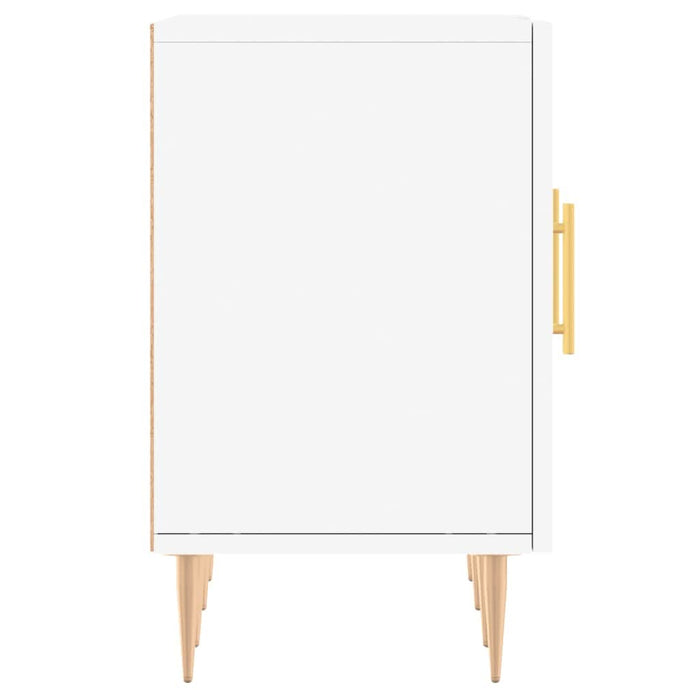 Comodă TV, alb, 150x30x50 cm, lemn compozit - WALTI WALTI