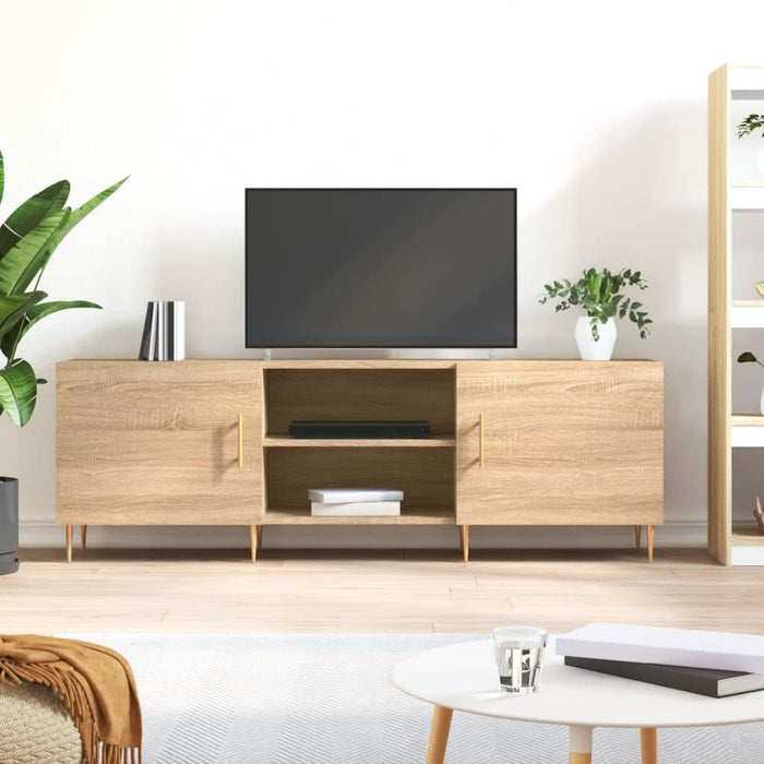 Comodă TV, stejar sonoma, 150x30x50 cm, lemn compozit - WALTI WALTI