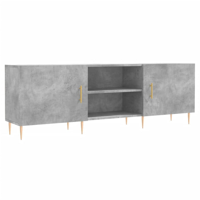 Comodă TV, gri beton, 150x30x50 cm, lemn compozit - WALTI WALTI
