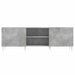 Comodă TV, gri beton, 150x30x50 cm, lemn compozit - WALTI WALTI