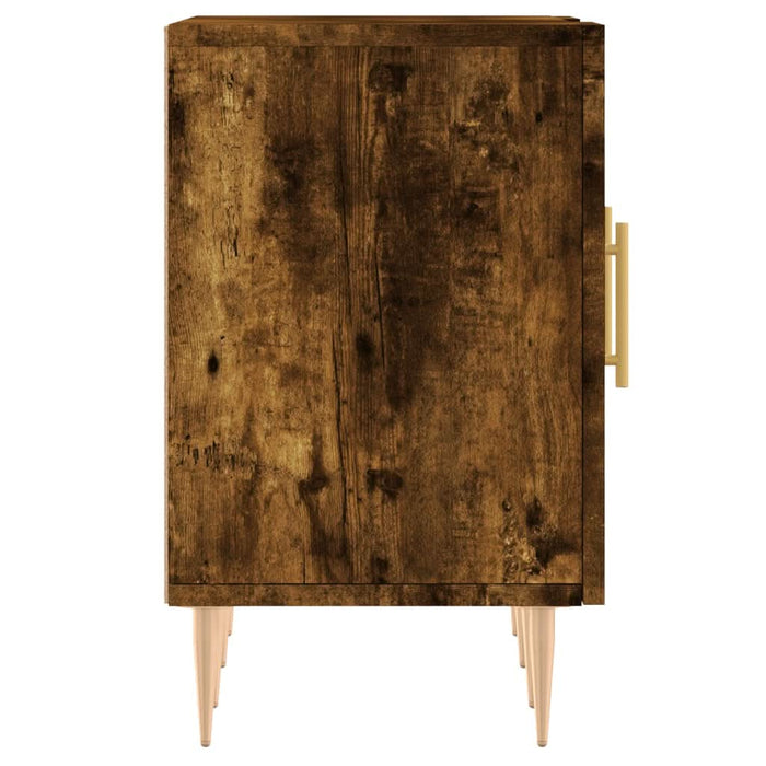 Comodă TV, stejar fumuriu, 150x30x50 cm, lemn compozit - WALTI WALTI