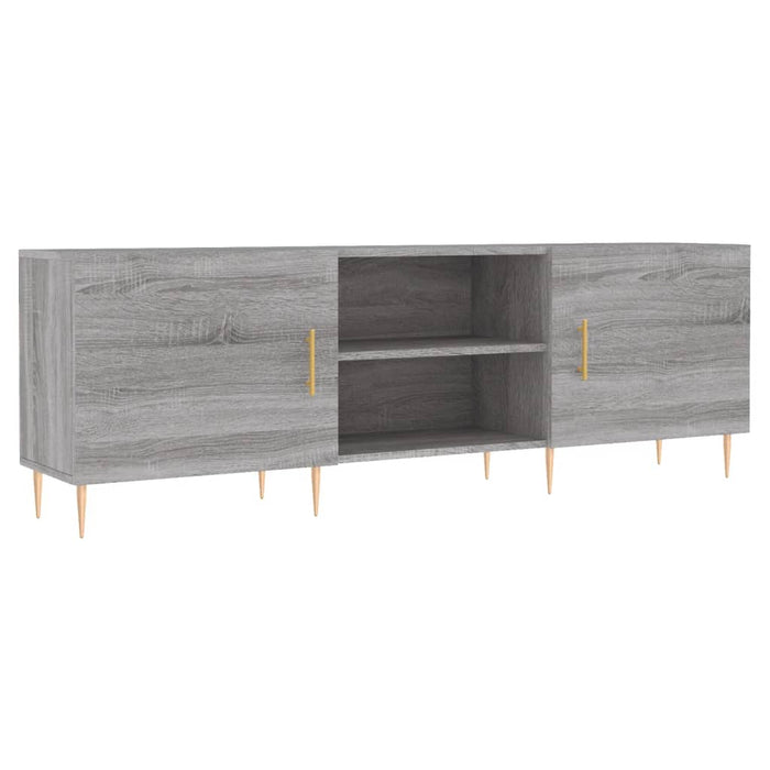 Comodă TV, gri sonoma, 150x30x50 cm, lemn compozit - WALTI WALTI
