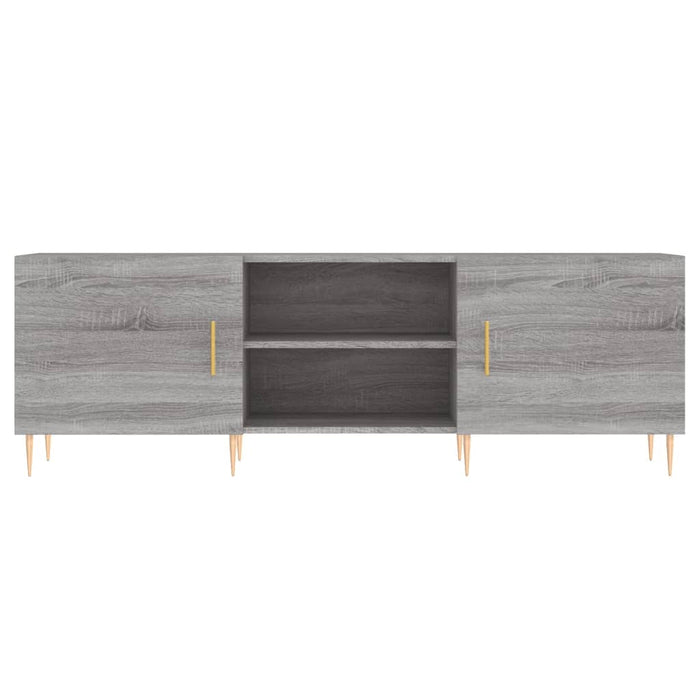 Comodă TV, gri sonoma, 150x30x50 cm, lemn compozit - WALTI WALTI