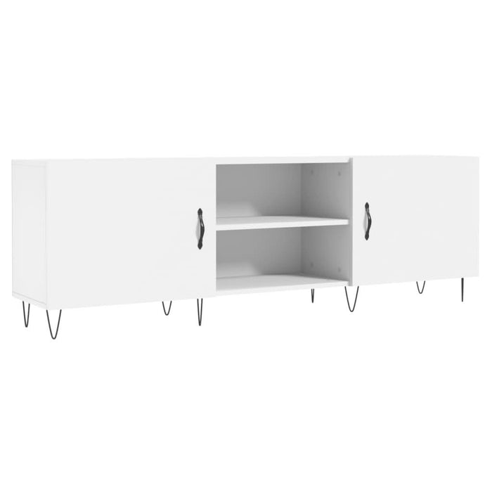 Comodă TV, alb, 150x30x50 cm, lemn compozit - WALTI WALTI