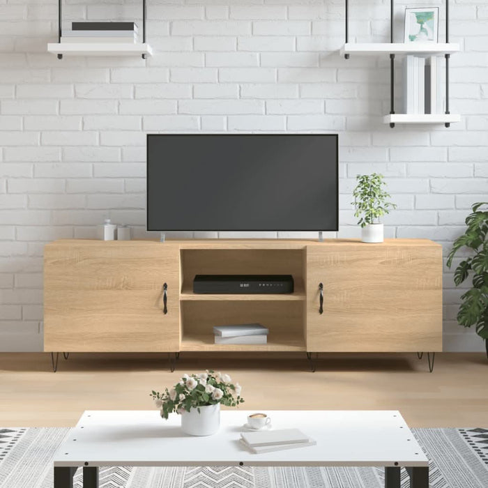 Comodă TV, stejar sonoma, 150x30x50 cm, lemn compozit - WALTI WALTI