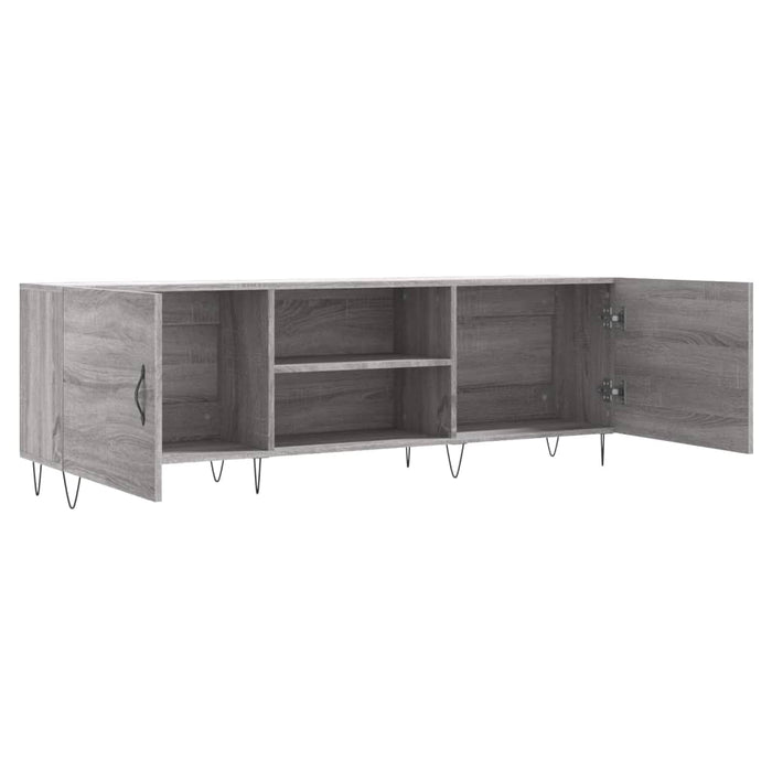 Comodă TV, gri sonoma, 150x30x50 cm, lemn compozit - WALTI WALTI