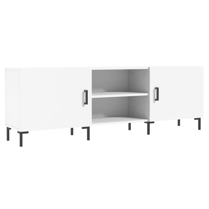 Comodă TV, alb, 150x30x50 cm, lemn compozit - WALTI WALTI
