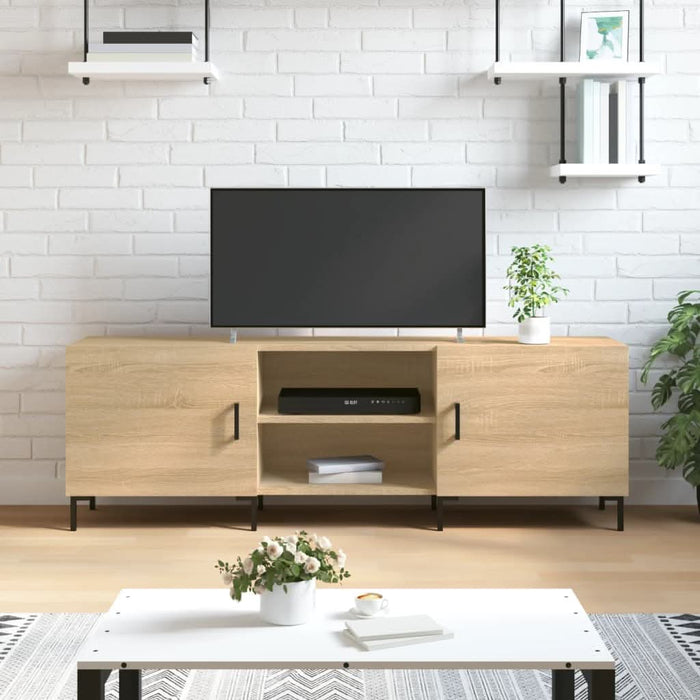 Comodă TV, stejar sonoma, 150x30x50 cm, lemn compozit - WALTI WALTI