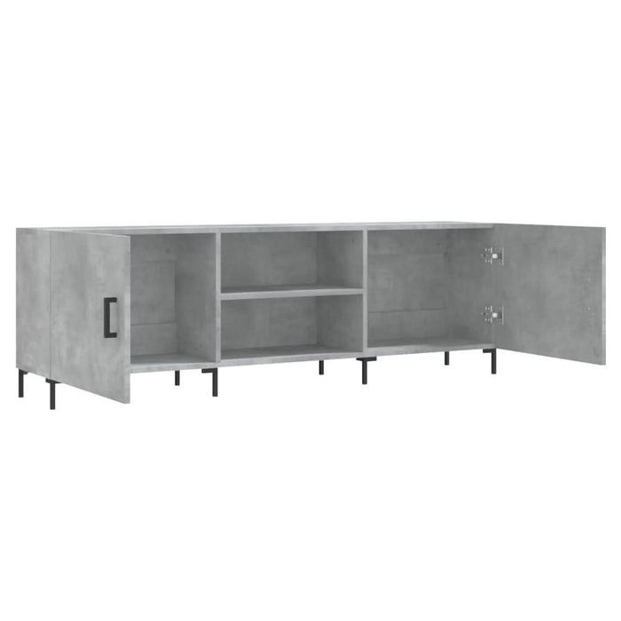 Comodă TV, gri beton, 150x30x50 cm, lemn compozit - WALTI WALTI