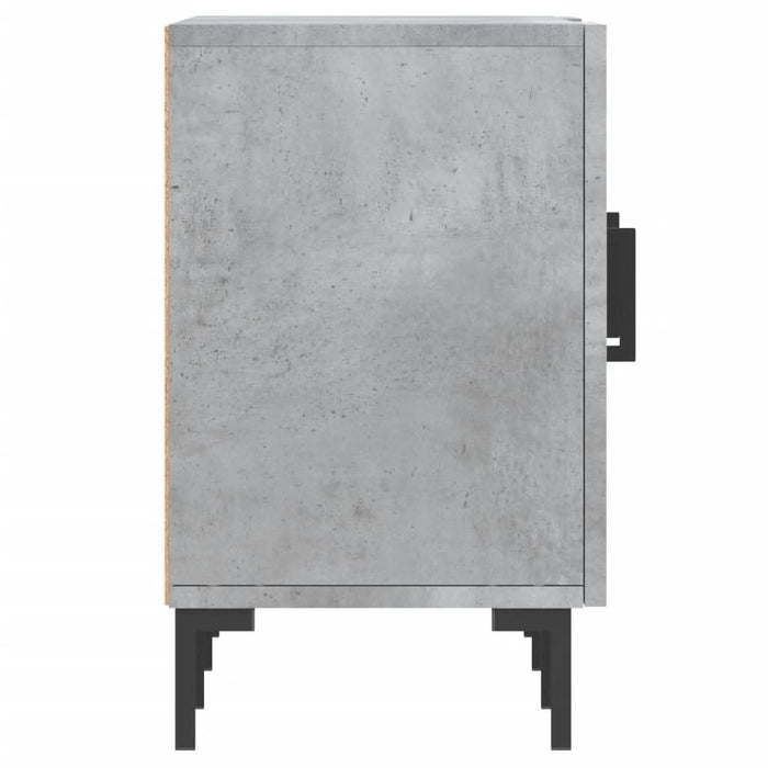 Comodă TV, gri beton, 150x30x50 cm, lemn compozit - WALTI WALTI