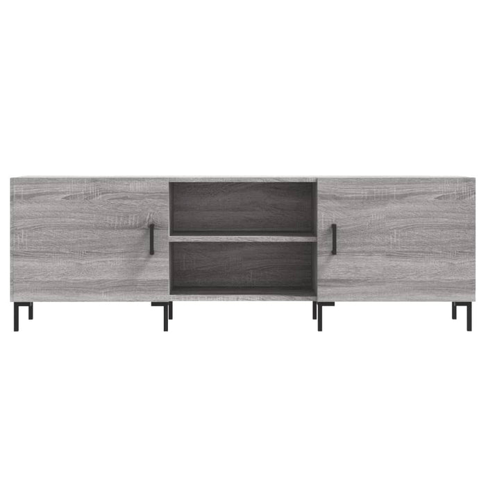 Comodă TV, gri sonoma, 150x30x50 cm, lemn compozit WALTI