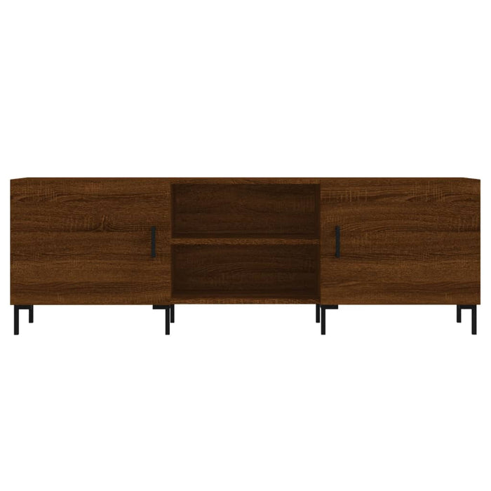 Comodă TV, stejar maro, 150x30x50 cm, lemn compozit WALTI