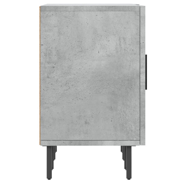 Comodă TV, gri beton, 150x30x50 cm, lemn compozit WALTI