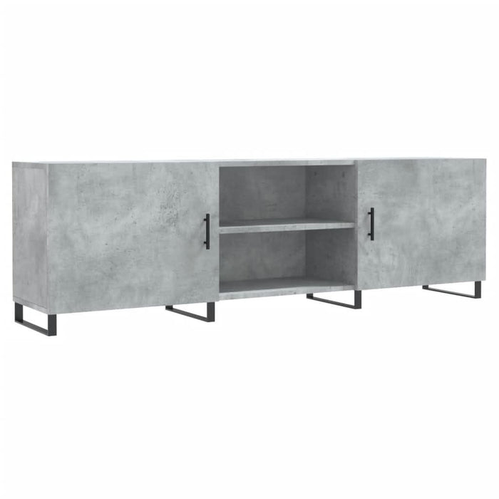 Comodă TV, gri beton, 150x30x50 cm, lemn compozit - WALTI WALTI