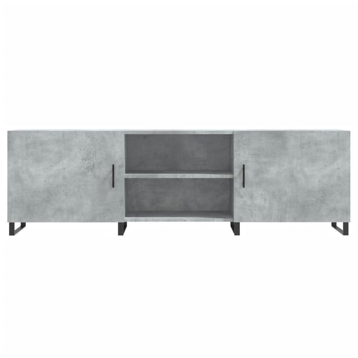 Comodă TV, gri beton, 150x30x50 cm, lemn compozit - WALTI WALTI