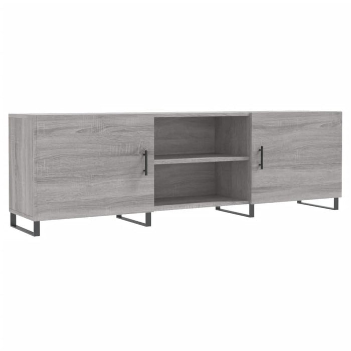 Comodă TV, gri sonoma, 150x30x50 cm, lemn compozit - WALTI WALTI