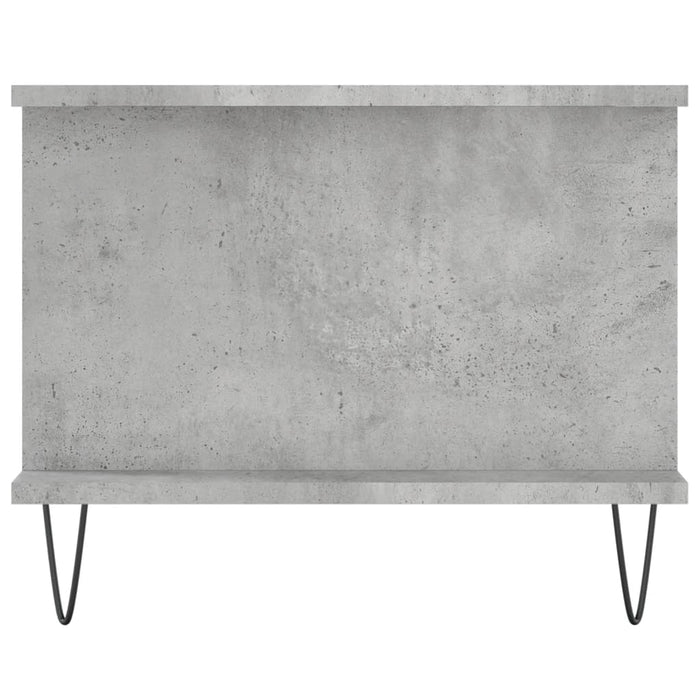 Măsuță de cafea, gri beton, 90x50x40 cm, lemn prelucrat WALTI