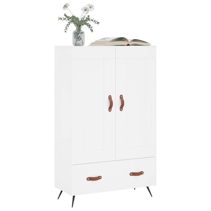 Dulap înalt, alb, 69,5x31x115 cm, lemn prelucrat WALTI
