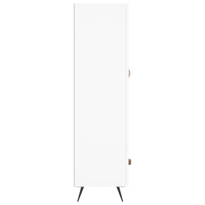 Dulap înalt, alb, 69,5x31x115 cm, lemn prelucrat WALTI