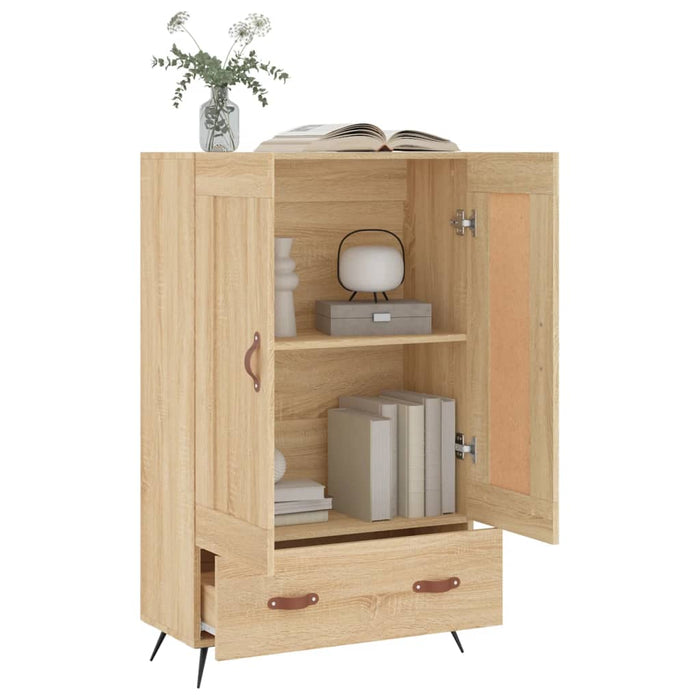 Dulap înalt, stejar Sonoma, 69,5x31x115 cm, lemn prelucrat WALTI