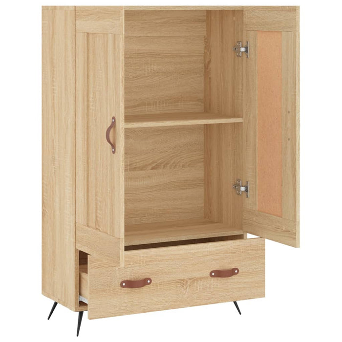 Dulap înalt, stejar Sonoma, 69,5x31x115 cm, lemn prelucrat WALTI