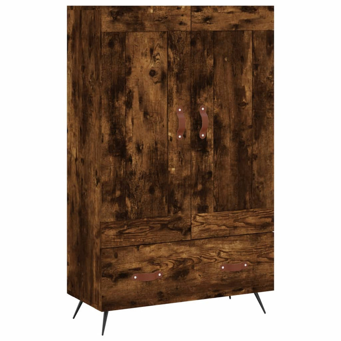 Dulap înalt, stejar afumat, 69,5x31x115 cm, lemn prelucrat WALTI