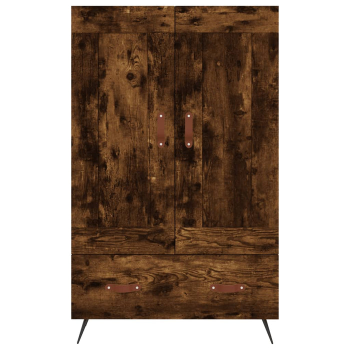 Dulap înalt, stejar afumat, 69,5x31x115 cm, lemn prelucrat WALTI