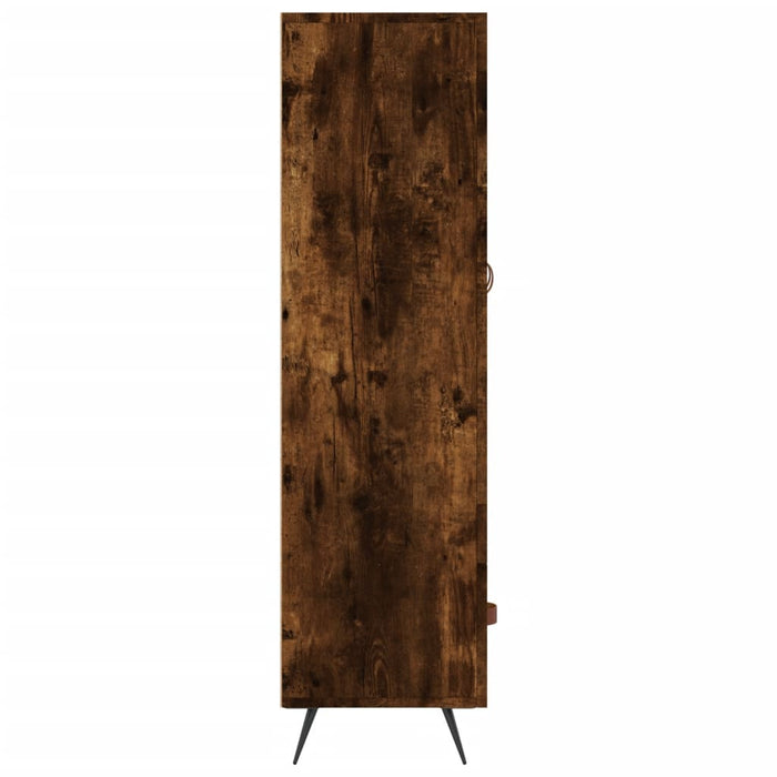 Dulap înalt, stejar afumat, 69,5x31x115 cm, lemn prelucrat WALTI