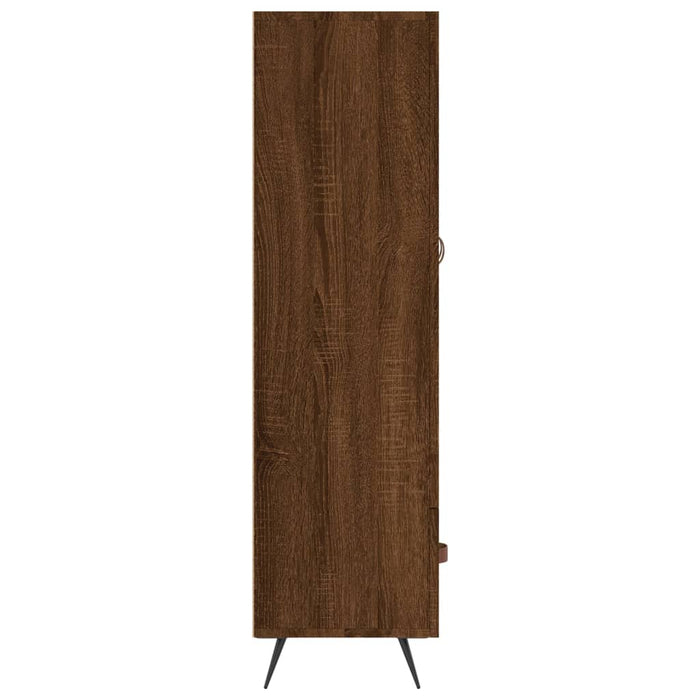 Dulap înalt, stejar maro, 69,5x31x115 cm, lemn prelucrat WALTI