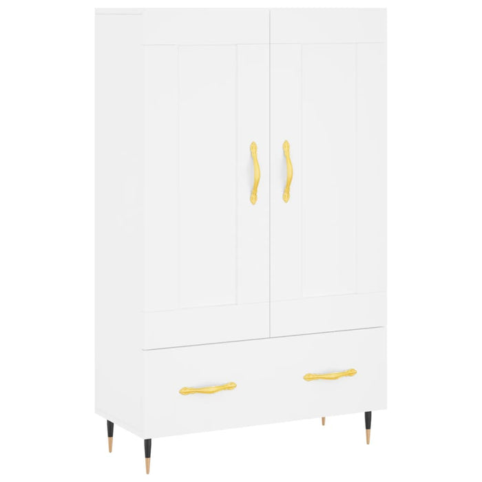 Dulap înalt, alb, 69,5x31x115 cm, lemn prelucrat WALTI