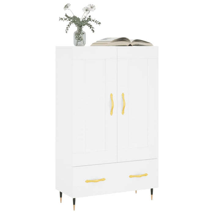 Dulap înalt, alb, 69,5x31x115 cm, lemn prelucrat WALTI