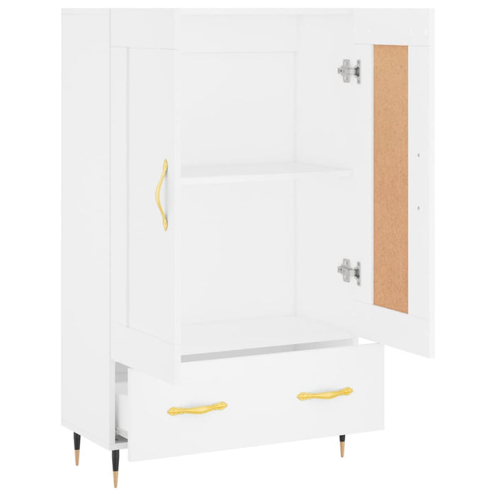 Dulap înalt, alb, 69,5x31x115 cm, lemn prelucrat WALTI