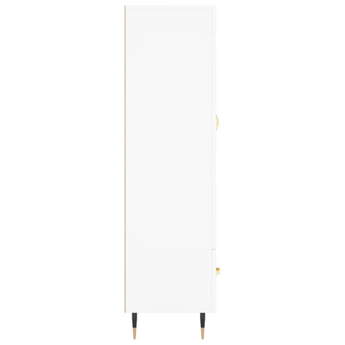 Dulap înalt, alb, 69,5x31x115 cm, lemn prelucrat WALTI
