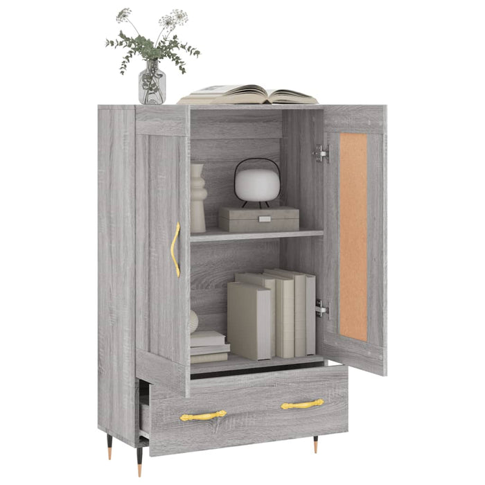 Dulap gri Sonoma 69,5x31x115 cm, lemn prelucrat WALTI