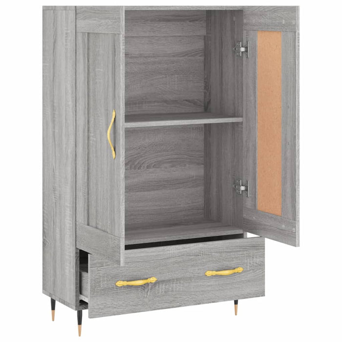 Dulap gri Sonoma 69,5x31x115 cm, lemn prelucrat WALTI
