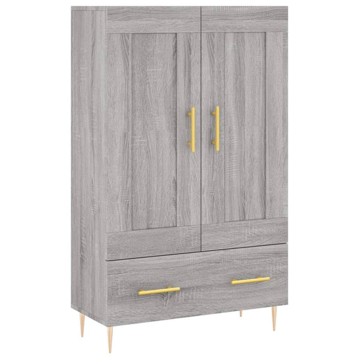 Dulap gri Sonoma 69,5x31x115 cm, lemn prelucrat - WALTI WALTI