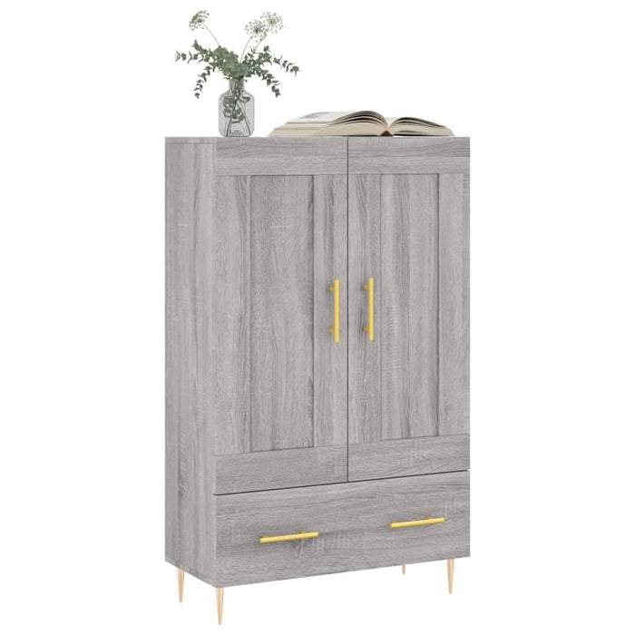 Dulap gri Sonoma 69,5x31x115 cm, lemn prelucrat - WALTI WALTI
