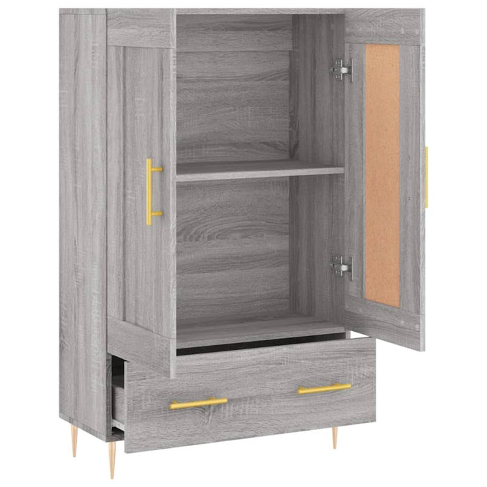 Dulap gri Sonoma 69,5x31x115 cm, lemn prelucrat - WALTI WALTI