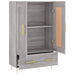Dulap gri Sonoma 69,5x31x115 cm, lemn prelucrat - WALTI WALTI