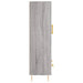 Dulap gri Sonoma 69,5x31x115 cm, lemn prelucrat - WALTI WALTI