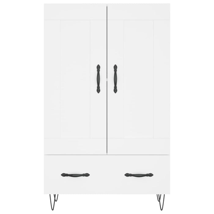 Dulap înalt, alb, 69,5x31x115 cm, lemn prelucrat WALTI